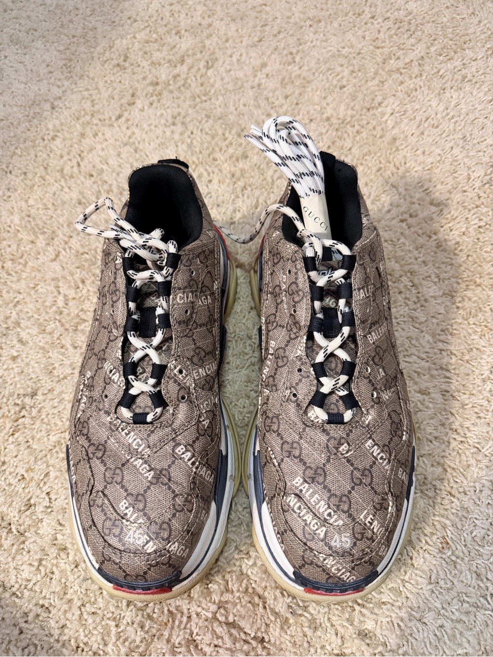Gucci x Balenciaga triple S Sneakers